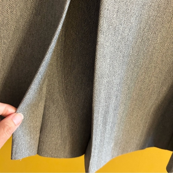 Giorgio Sant' Angelo 2 piece ladies herringbone grey professional pant suit 6 P - Picture 9 of 16